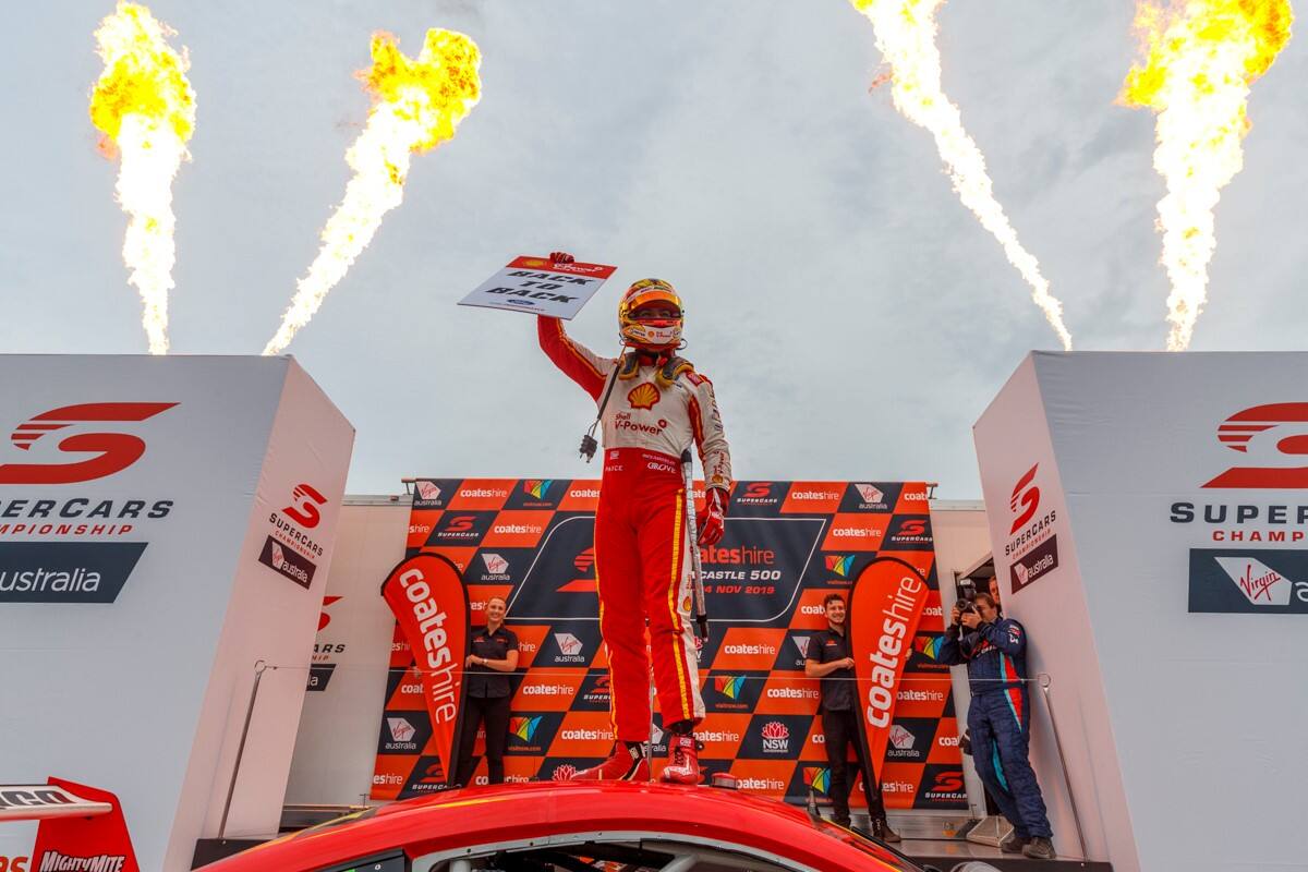 Ford captured the manufacturer's title two months ago and ended up with 20 total wins for Mustang. Ford captured the manufacturer's title two months ago and ended up with 20 total wins for Mustang.